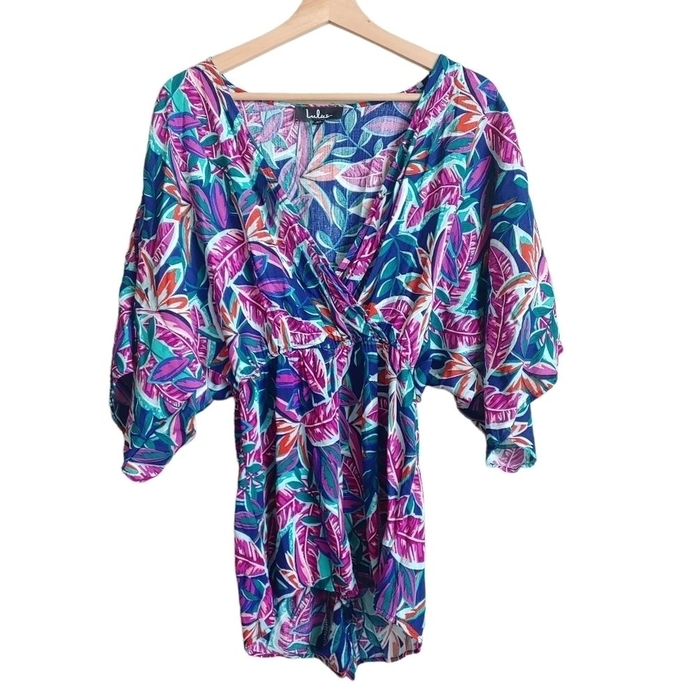 Lulu's Multicolor Floral Jumpsuit